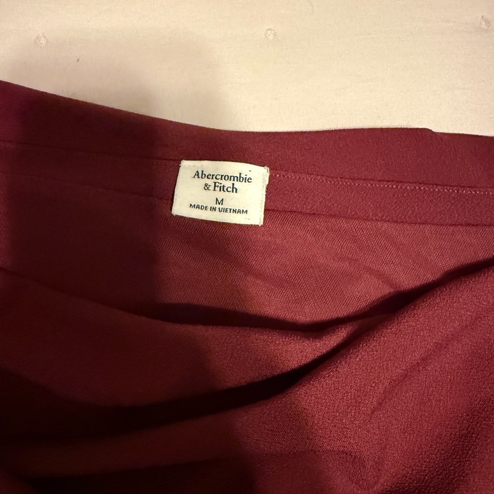 Abercrombie & Fitch Red Cocktail Skirt